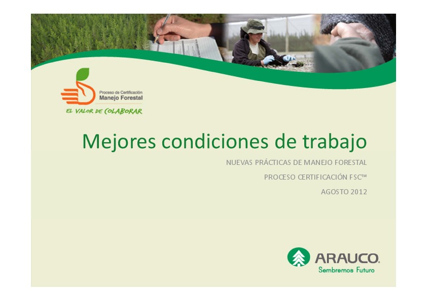 Mejores Condiciones de Trabajo