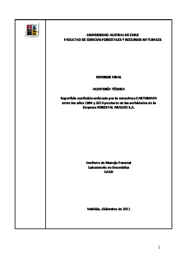 Informe UACH