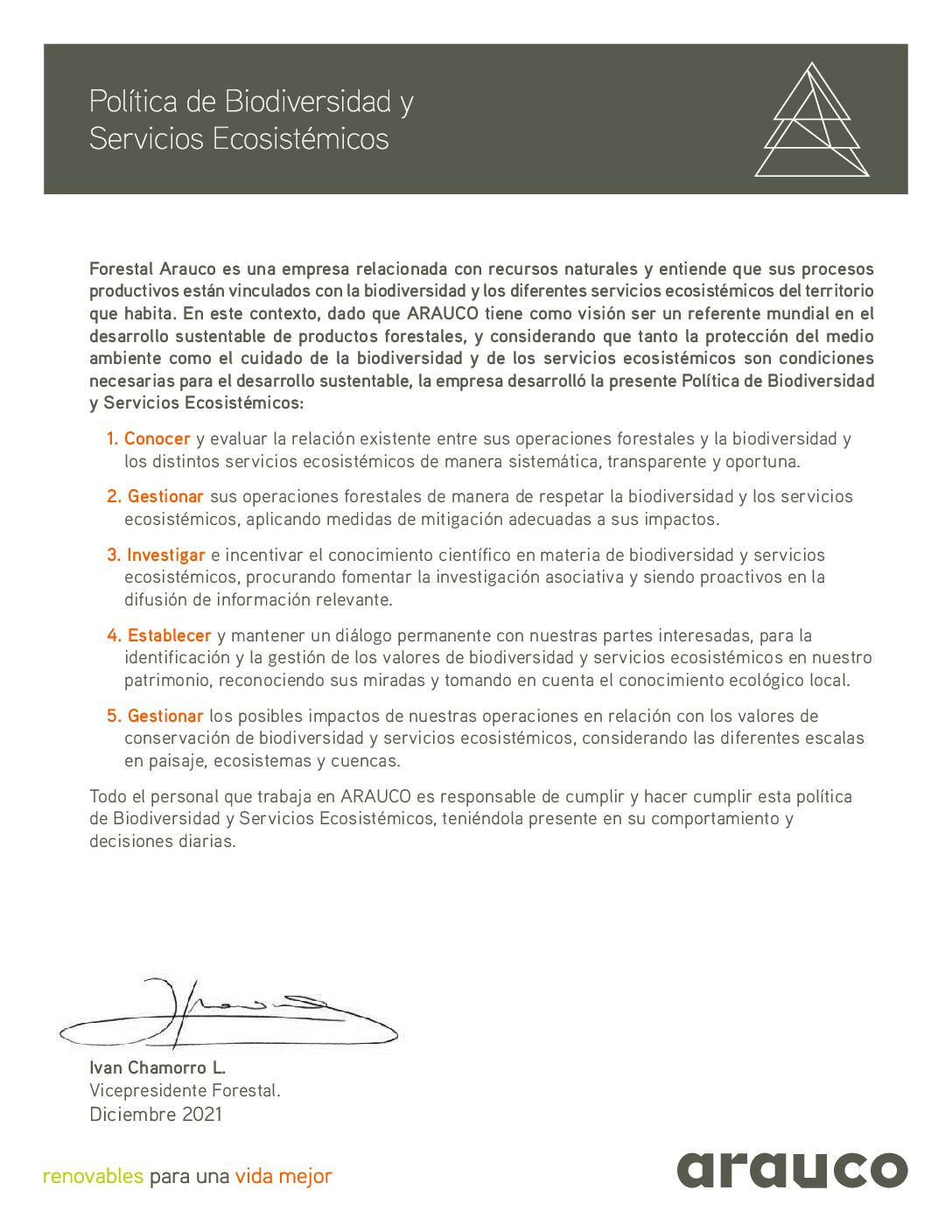 Política Biodiversidad FASA (diciembre 2021)