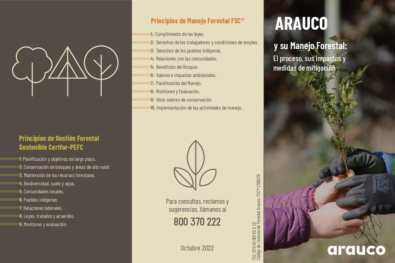 Manejo Forestal – El proceso, sus impactos y medidas de mitigación