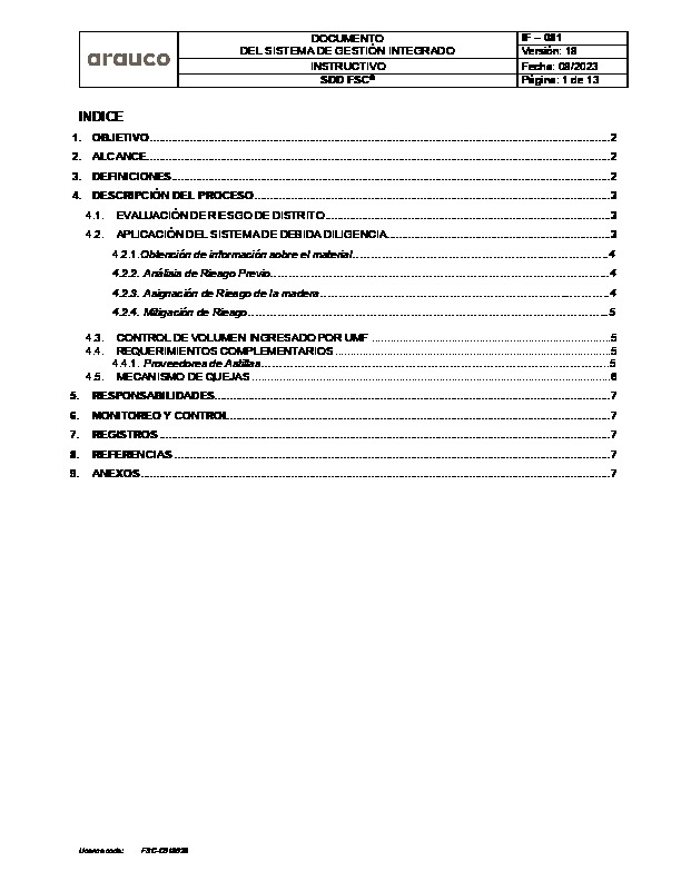 Maderas Controladas FSC® (IF-081 v17 06.2022)