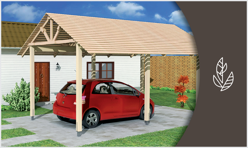Pérgola 2 Aguas Alsacia