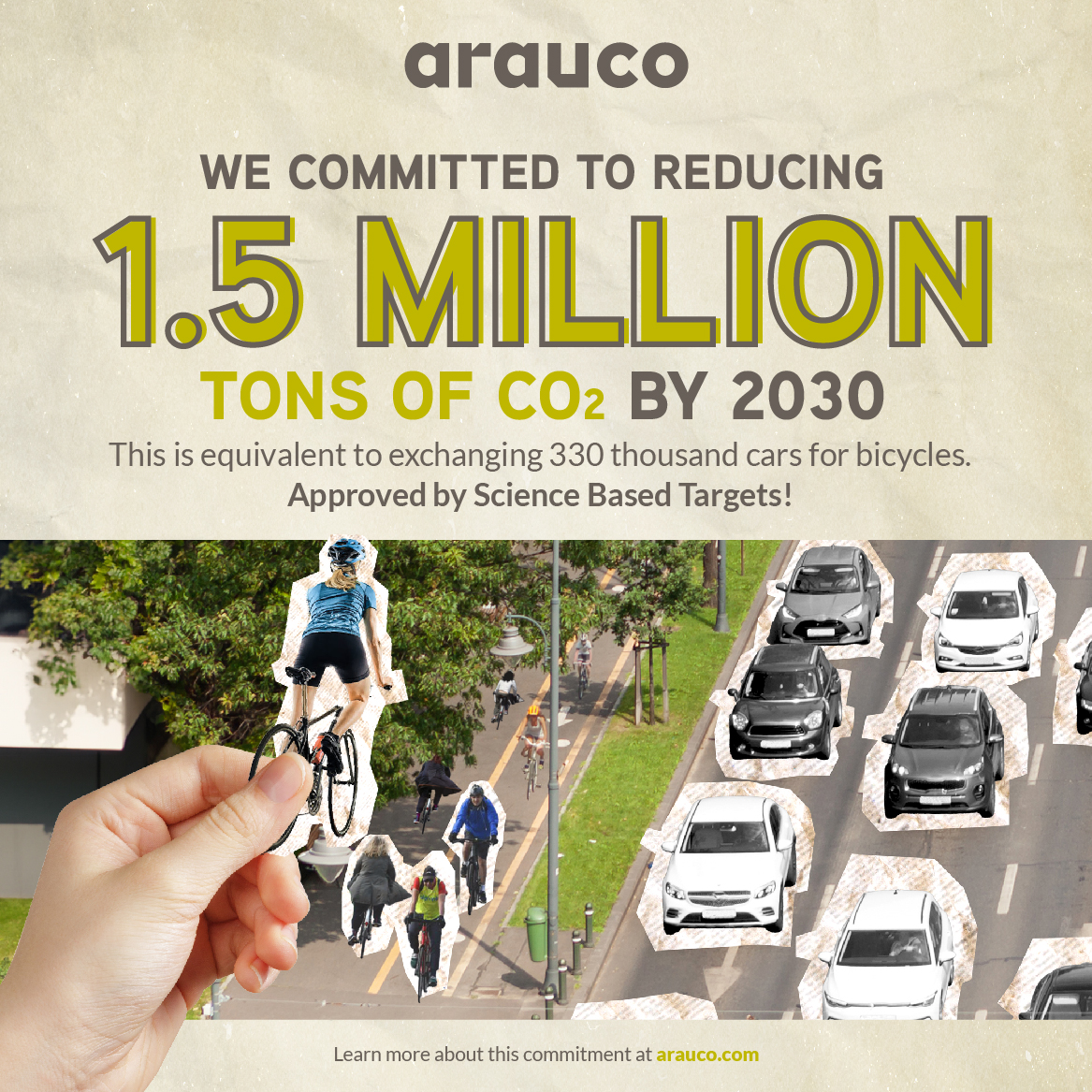 [:en]ARAUCO receives approval of Science Based Targets and commits to reducing its emissions by more than 1.5 million tons by 2030.[:]